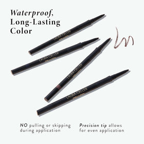 LAURA GELLER NEW YORK tight-lining demo shows subtle lash-enhancing effect