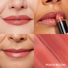 LAURA GELLER angled product shot highlighting swirl pigments and creamy sheen for dimension
