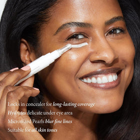 LAURA GELLER close-up texture of primer jar showing smooth blendable finish and hydrating feel