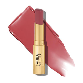 LAURA GELLER NEW YORK front packaging showing compact tube and shade name benefits quick grab-and-go