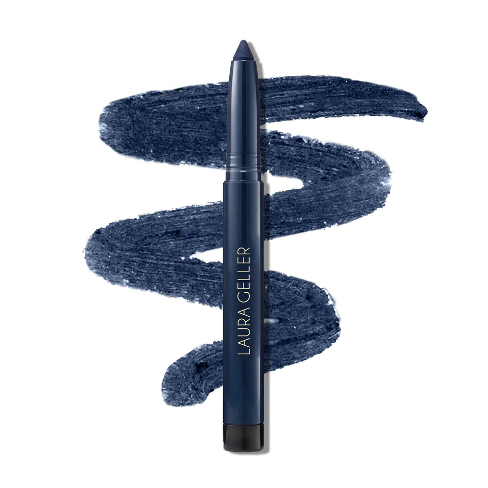 LAURA GELLER NEW YORK front packaging showing denim pencil benefit long-wearing color