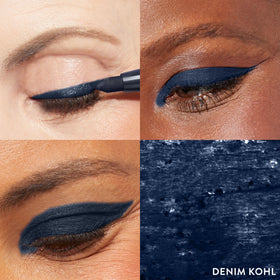 LAURA GELLER NEW YORK close-up of denim pencil tip showing creamy glide