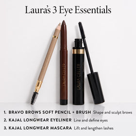 LAURA GELLER NEW YORK mascara tucked inside a bag for on-the-go styling