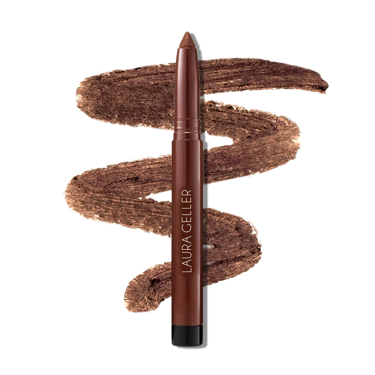 LAURA GELLER NEW YORK pencil front packaging shows shade and benefit