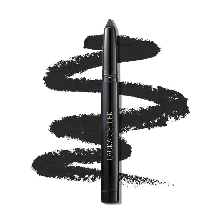 LAURA GELLER NEW YORK front view of pencil showing packaging and color payoff