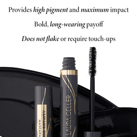 LAURA GELLER NEW YORK close-up of brush illustrating lengthening and separation