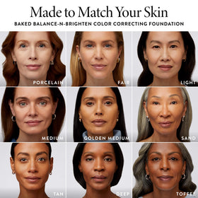 LAURA GELLER lifestyle shot on mature skin showing natural radiance