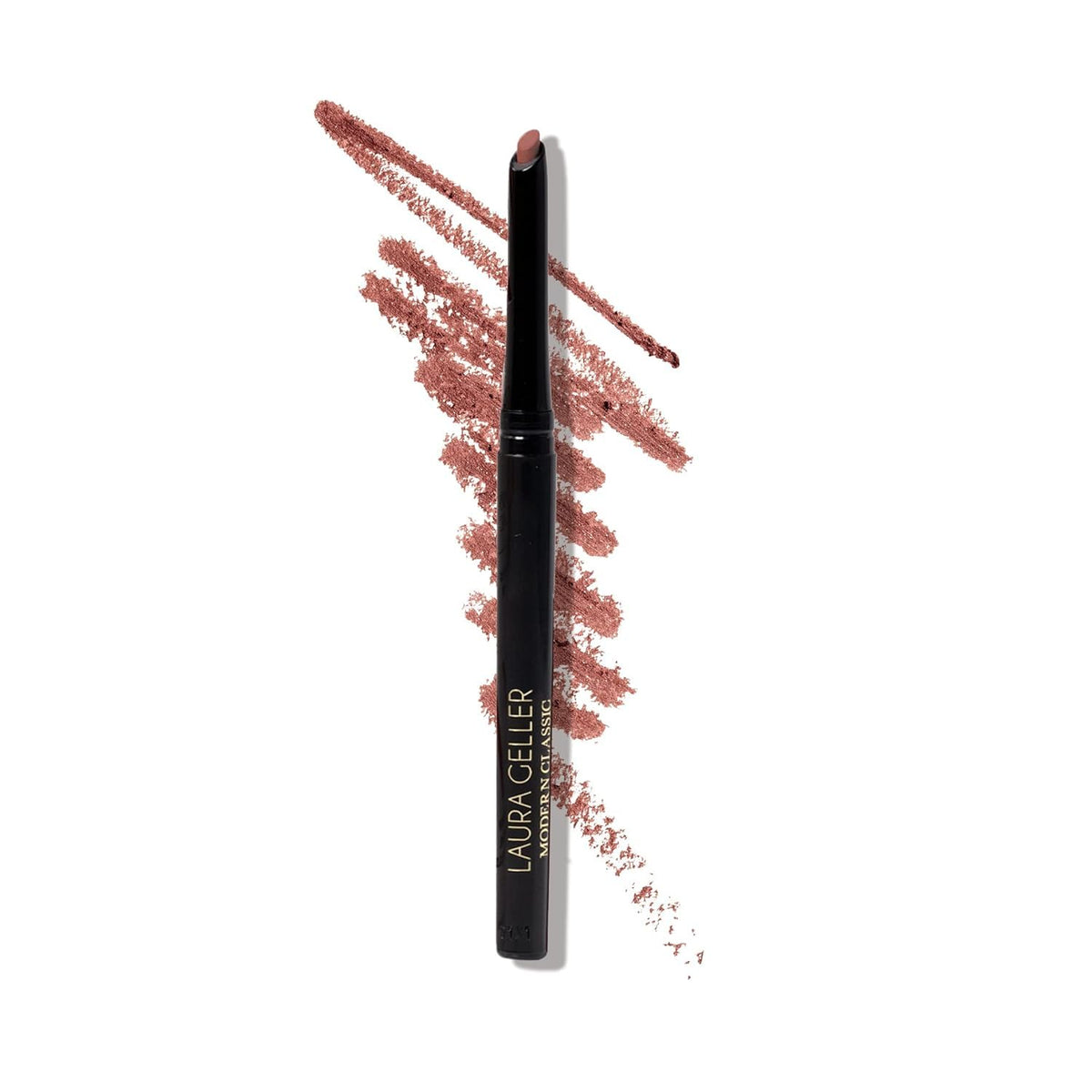 LAURA GELLER NEW YORK front packaging showing slim pencil and shade label for easy selection