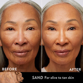 LAURA GELLER close-up of marbleized baked texture for blended radiance