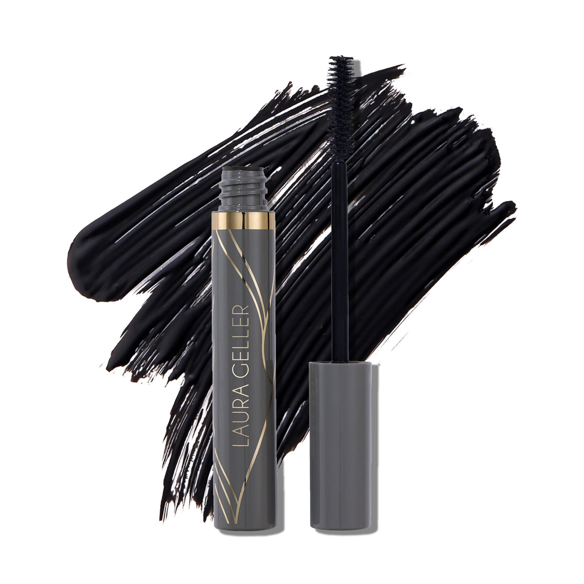 LAURA GELLER NEW YORK front packaging showing product and benefit: sleek lengthening