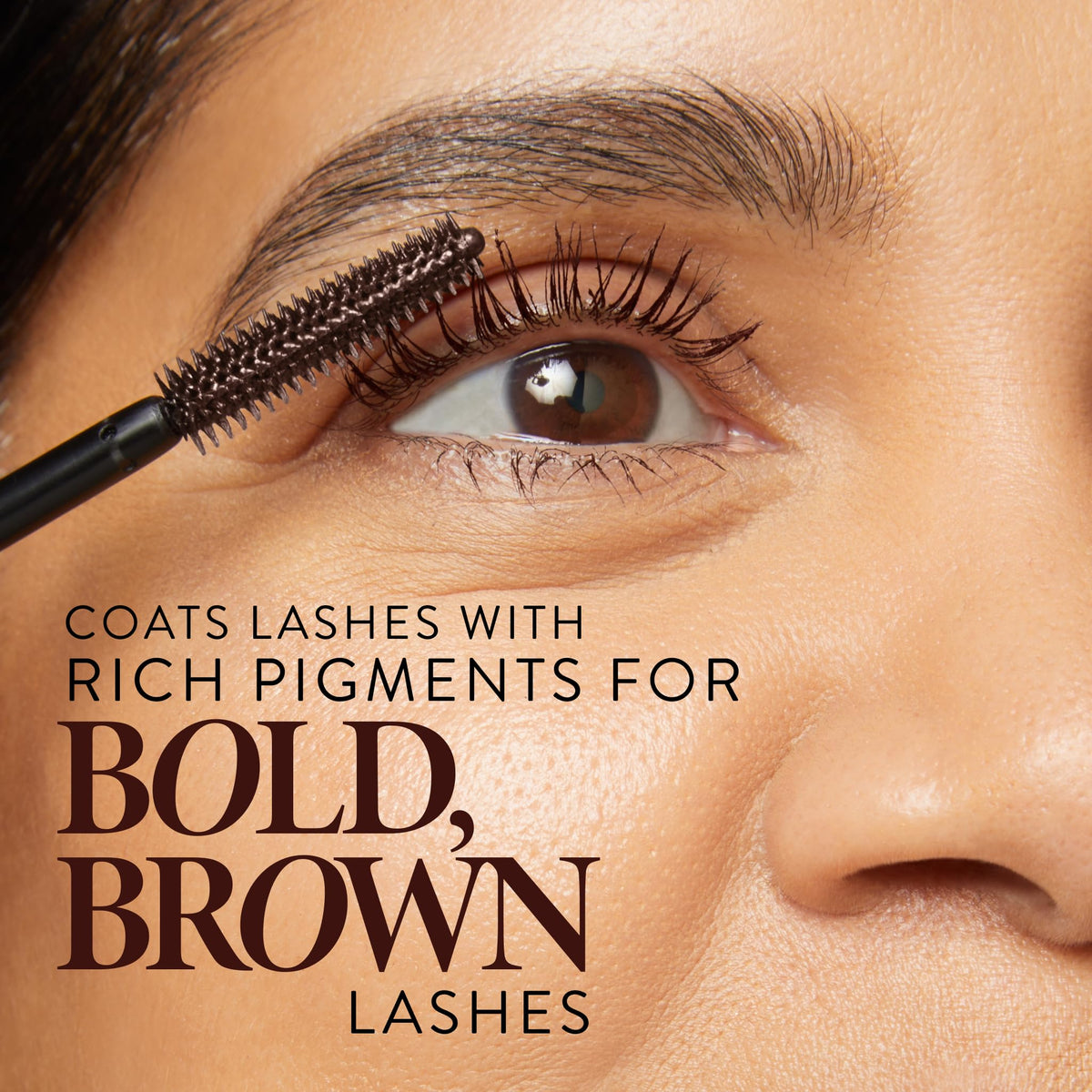 LAURA GELLER NEW YORK texture swipe showing smooth, buildable brown pigment for natural definition