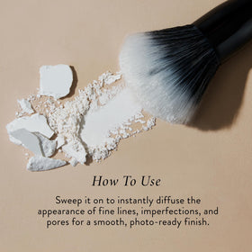 LAURA GELLER NEW YORK compact back label with ingredients and product details for clarity