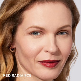LAURA GELLER NEW YORK open angled lipstick showing rich pigment and creamy bullet for smooth wear