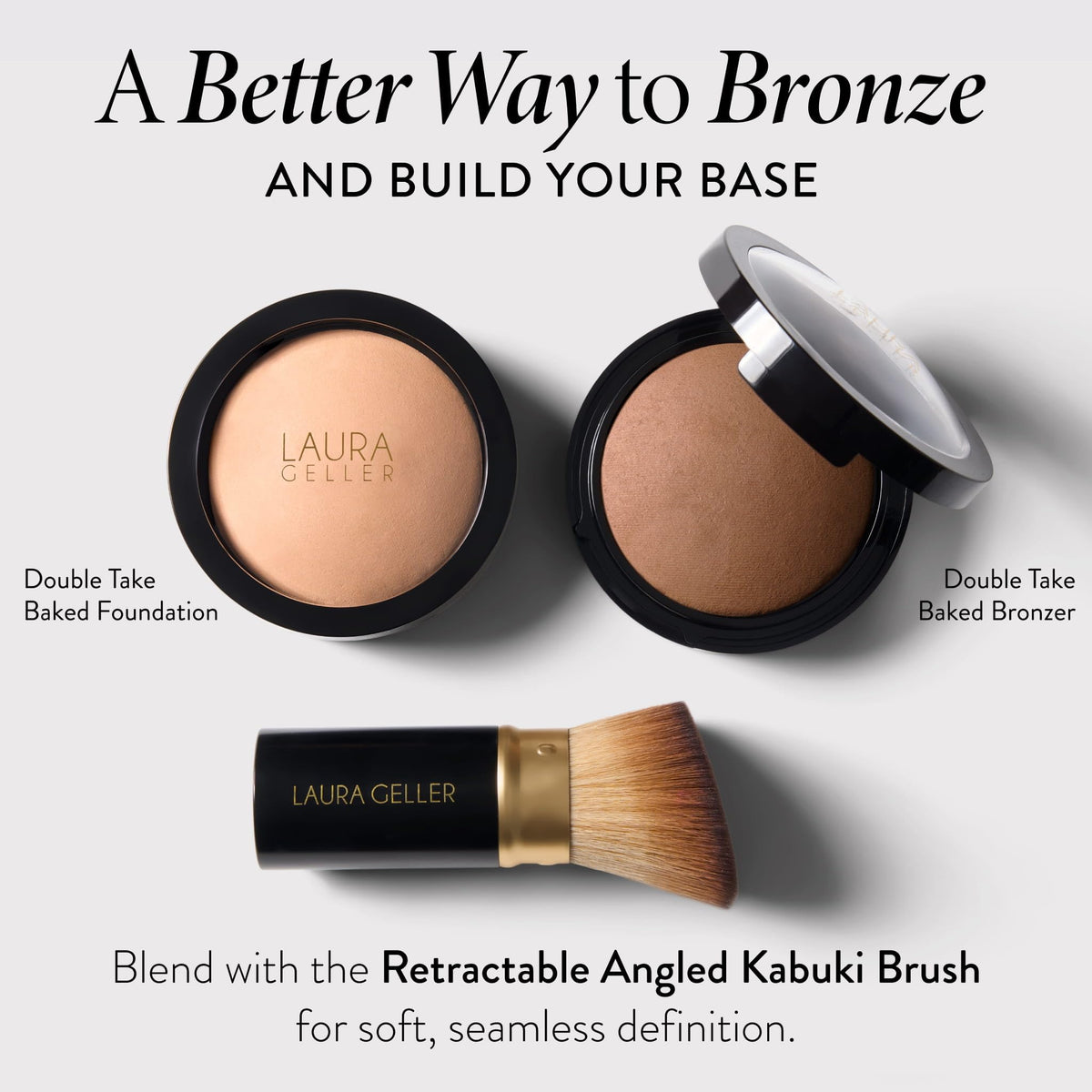 LAURA GELLER NEW YORK bronzer brush applying product for soft contour