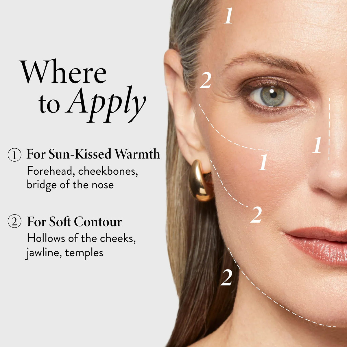 LAURA GELLER NEW YORK brush applying bronzer demonstrating easy buildable color
