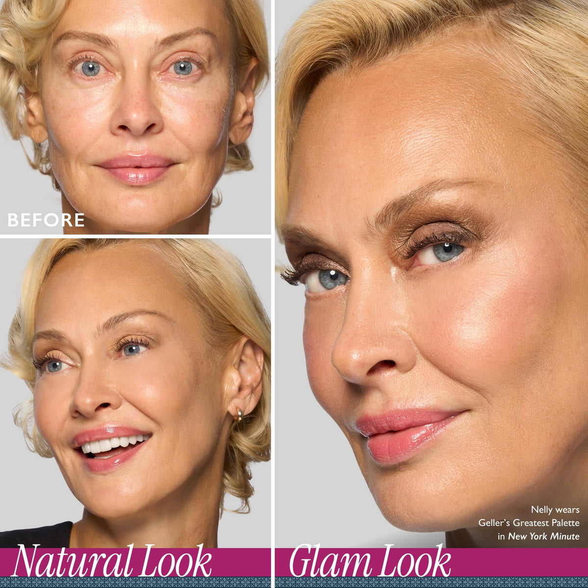 LAURA GELLER NEW YORK bronzer pan detail emphasizing warm bronze glow for sculpting