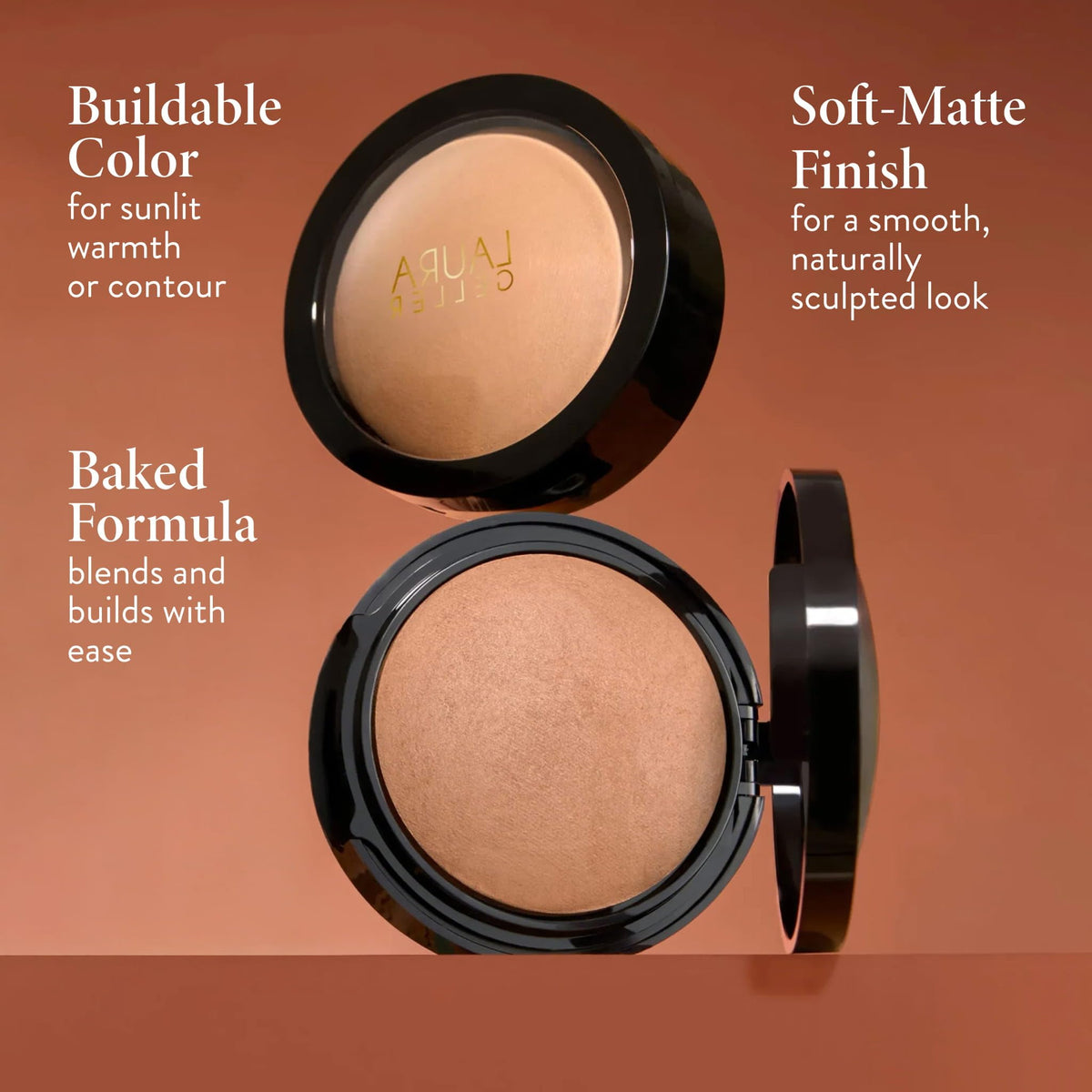 LAURA GELLER NEW YORK medium swatch on wrist for true-to-tone reference