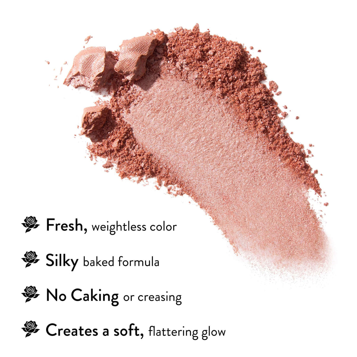 LAURA GELLER NEW YORK brush applying blush gives immediate fresh glow