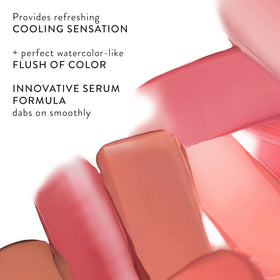 LAURA GELLER NEW YORK cheek before and after showing natural hydrated glow
