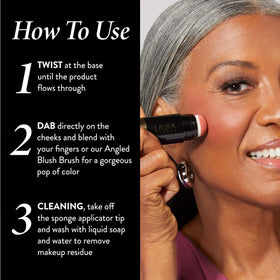 LAURA GELLER NEW YORK travel-ready tube on table for quick touch-ups
