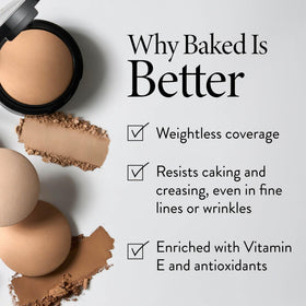 LAURA GELLER NEW YORK close-up of baked texture highlighting silky blendability