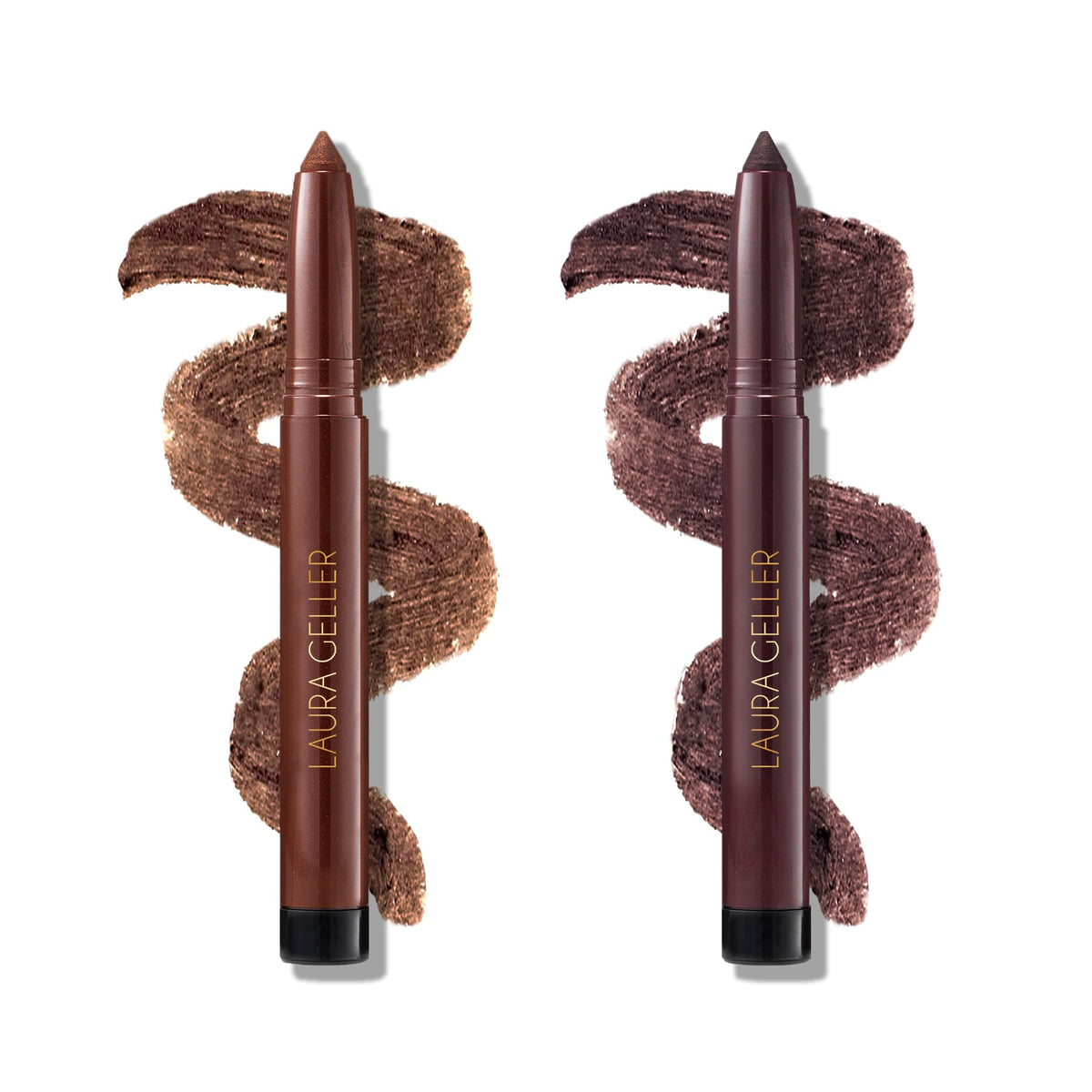 LAURA GELLER NEW YORK duo packaging showing both pencils and colors, convenient for travel