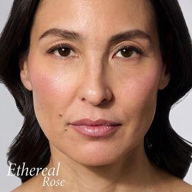 LAURA GELLER NEW YORK blush being swept with brush for easy application