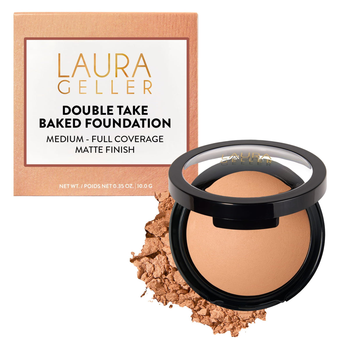 LAURA GELLER NEW YORK front compact showcasing medium shade and convenience