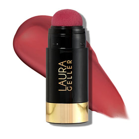 LAURA GELLER NEW YORK front packaging showing sleek bottle and shade, highlighting portable convenience