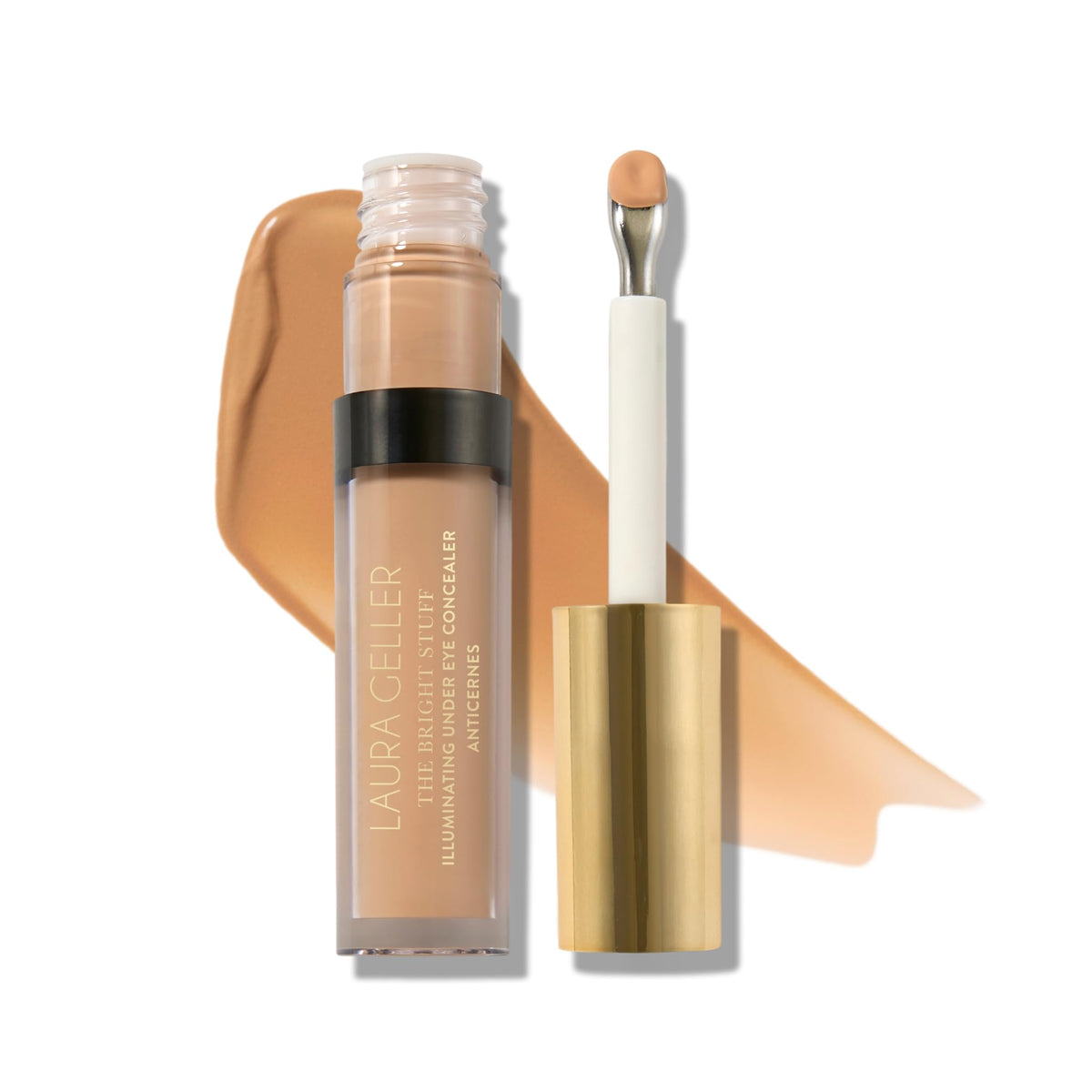 LAURA GELLER NEW YORK front packaging showing product and shade for clear identification