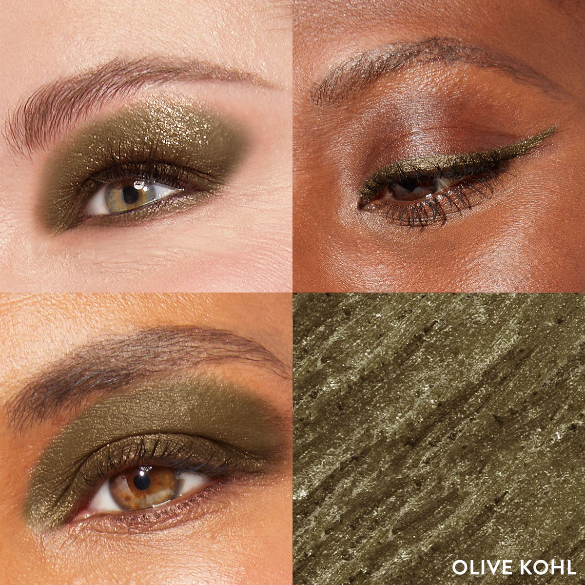 LAURA GELLER NEW YORK close-up of olive pencil tip delivering smooth precise line