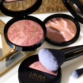 LAURA GELLER NEW YORK product on bathroom vanity in lifestyle setting for everyday use