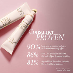 LAURA GELLER NEW YORK primer being applied on hand for immediate blur benefit