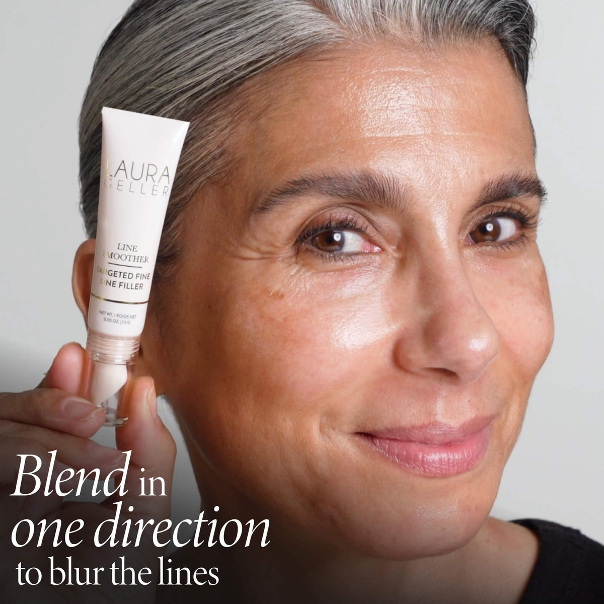 LAURA GELLER NEW YORK targeted under-eye application reducing visible lines