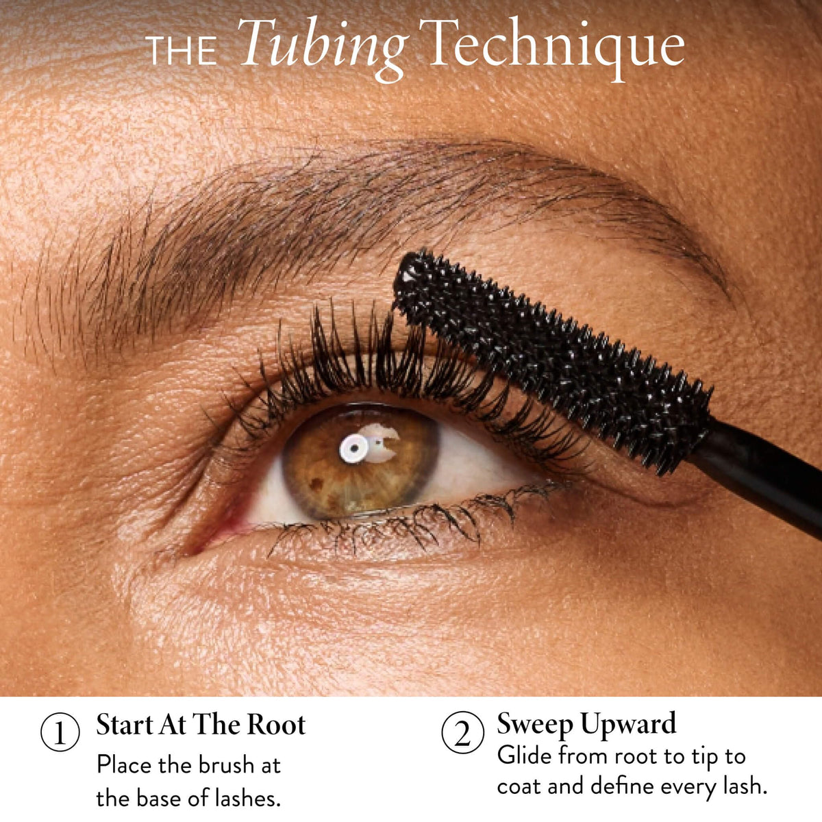 LAURA GELLER NEW YORK illustration of tubing formation around individual lashes