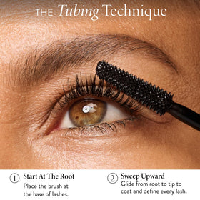 LAURA GELLER NEW YORK illustration of tubing formation around individual lashes