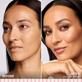 LAURA GELLER NEW YORK close-up of marbleized texture for smooth application