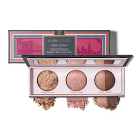 LAURA GELLER NEW YORK compact front view showing travel-ready design and versatile shades