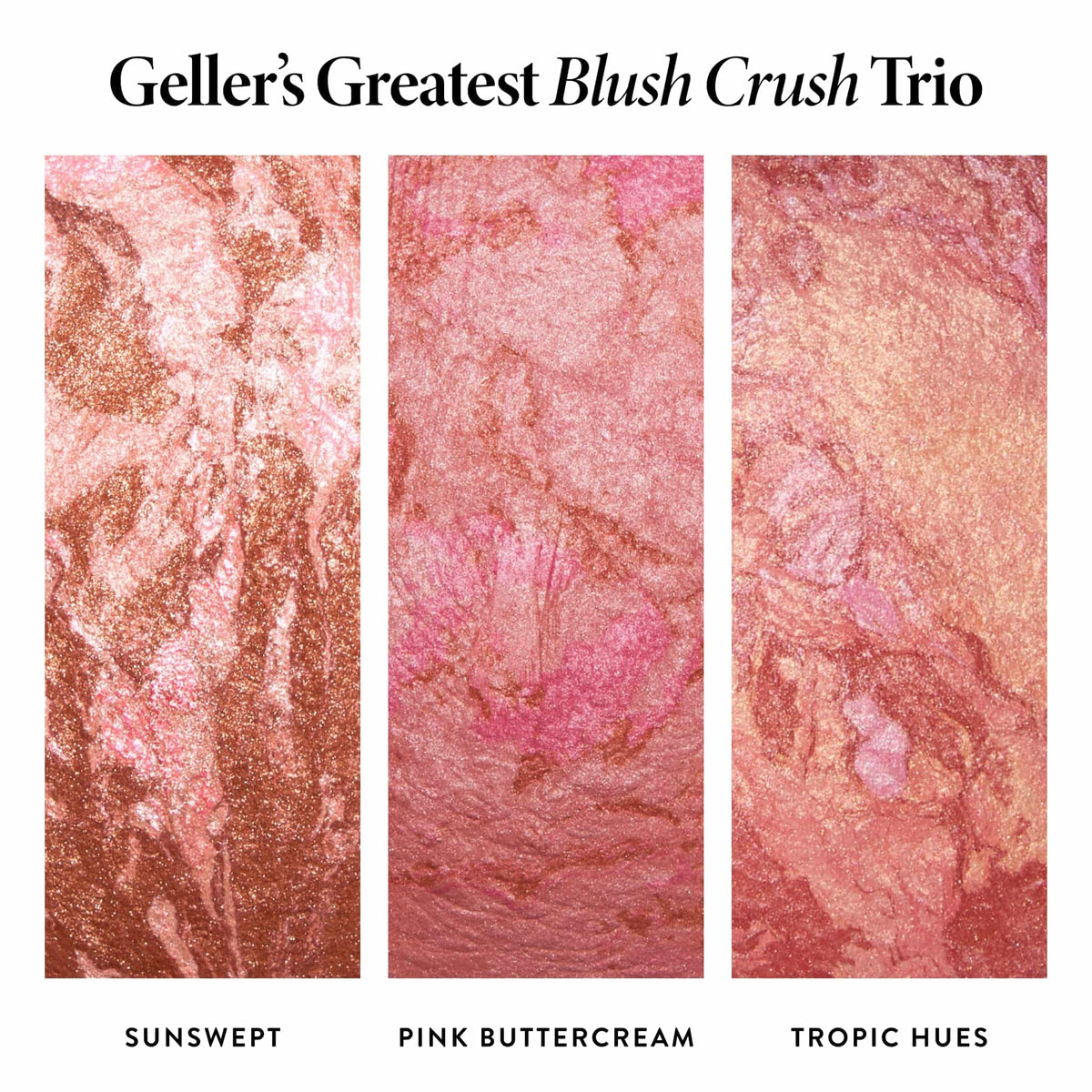 LAURA GELLER NEW YORK palette beside brush to show size and easy application control