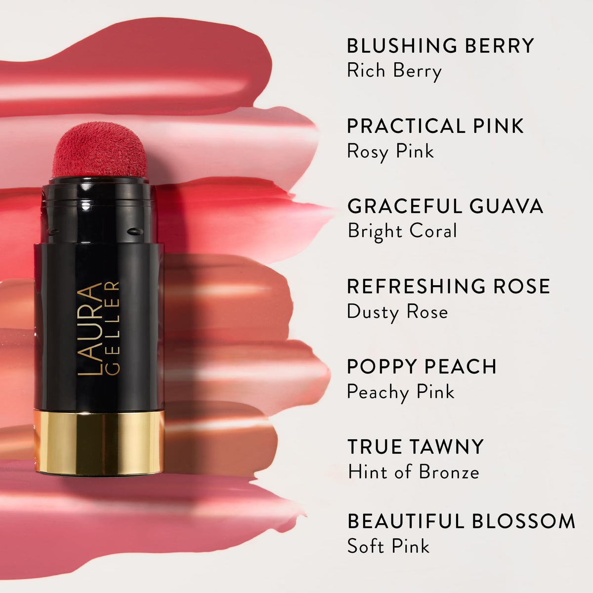 LAURA GELLER NEW YORK in a makeup bag highlighting everyday portability and convenience