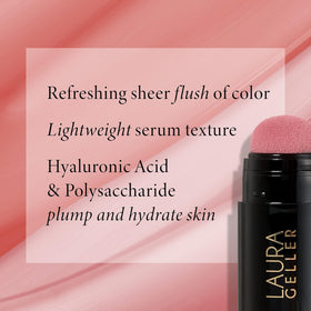 LAURA GELLER NEW YORK texture droplet on hand demonstrating lightweight feel