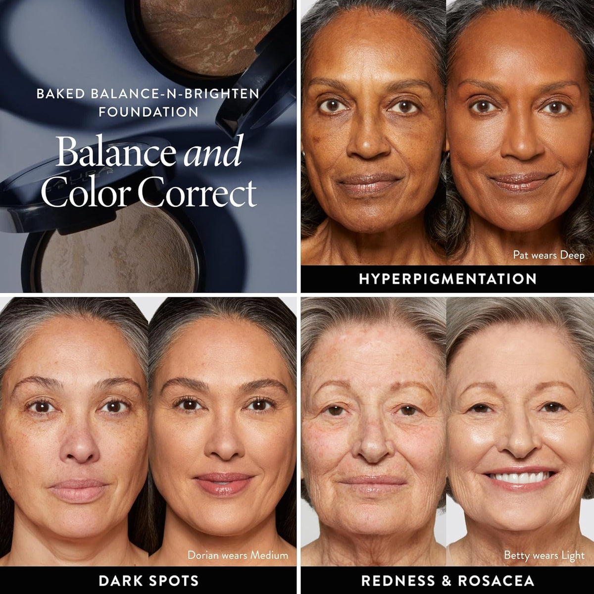 LAURA GELLER NEW YORK side profile finish demonstrating matte, non-creasing look