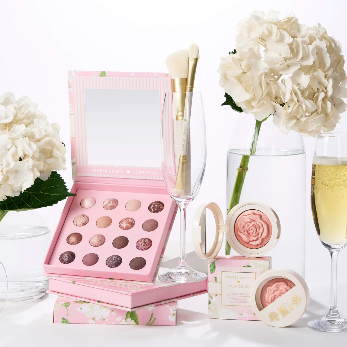 LAURA GELLER NEW YORK held in hand to show true size and travel-friendly design
