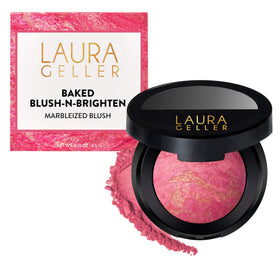 LAURA GELLER NEW YORK compact front view showing Sunlit Rose shade and slim profile for travel