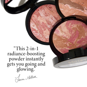 LAURA GELLER NEW YORK swatch of Rose Bronze on arm showing buildable color