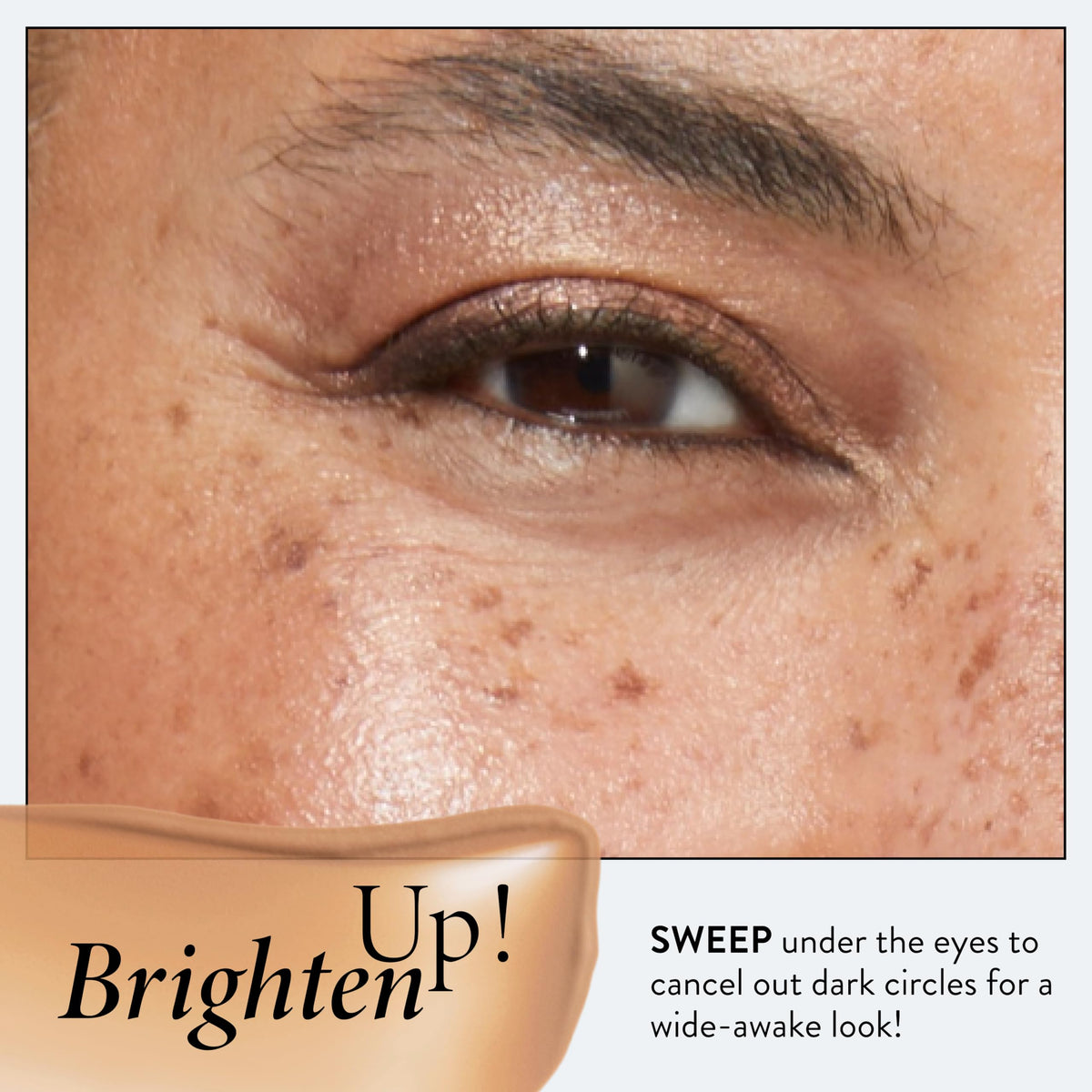 LAURA GELLER NEW YORK swatch on medium skin showing color 04 Medium and blendable benefit