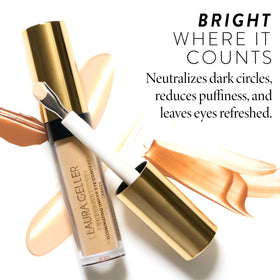 LAURA GELLER NEW YORK concealer texture close-up showing luminous finish