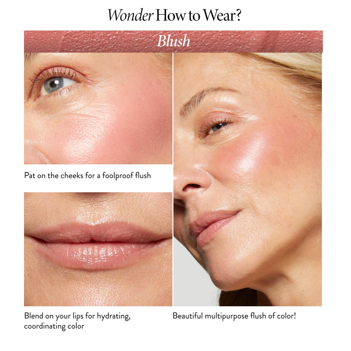 LAURA GELLER NEW YORK finger application demonstrating easy warming and blending