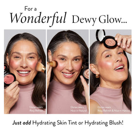 LAURA GELLER NEW YORK lip swipe detail illustrating natural, hydrating tint