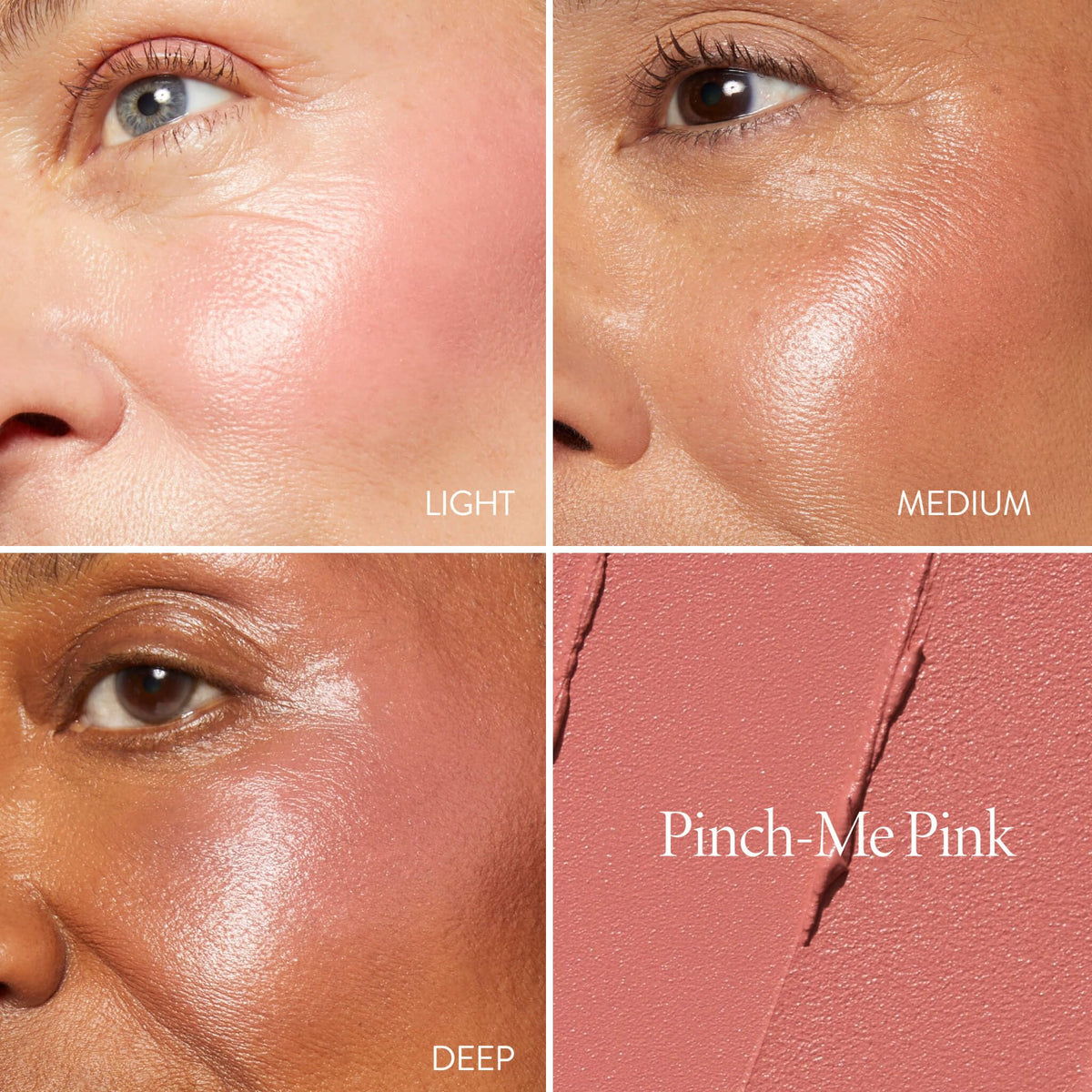 LAURA GELLER NEW YORK close-up of pan texture displaying creamy, blendable finish